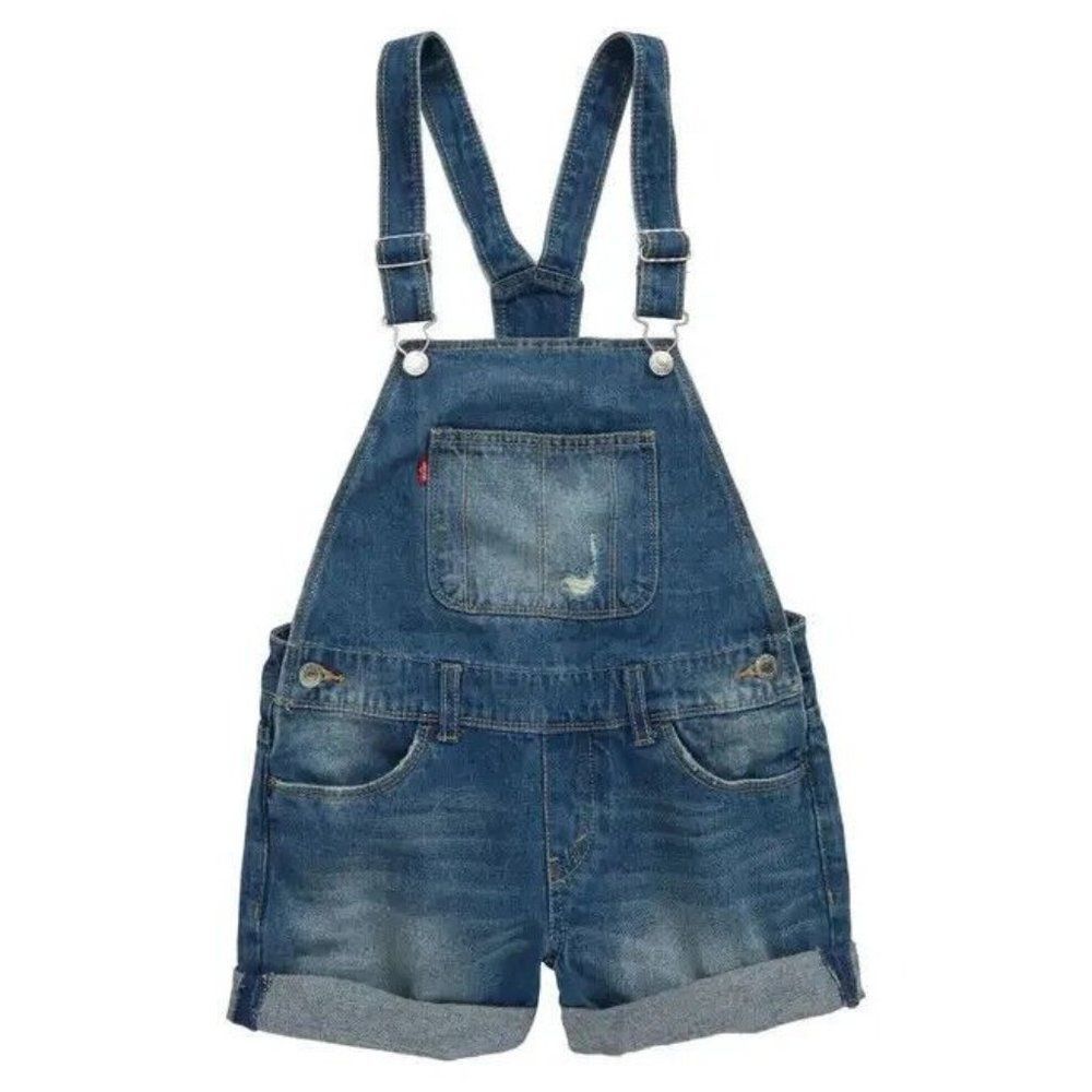 Levi's® Denim Shortalls (Big Girl) 14, VINTAGE WATERS